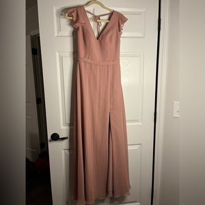 Azazie Claudine in Dusty Rose